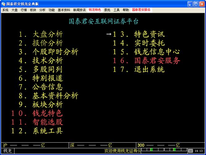 国泰君安钱龙金典版全面解析，助你玩转股市