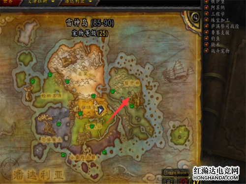找不到翡翠林？联盟部落玩家翡翠林传送门及地图坐标详解