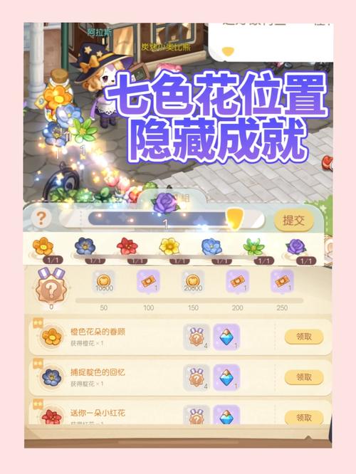 奥比岛七色花全收集地图，奖励家具领取指南！
