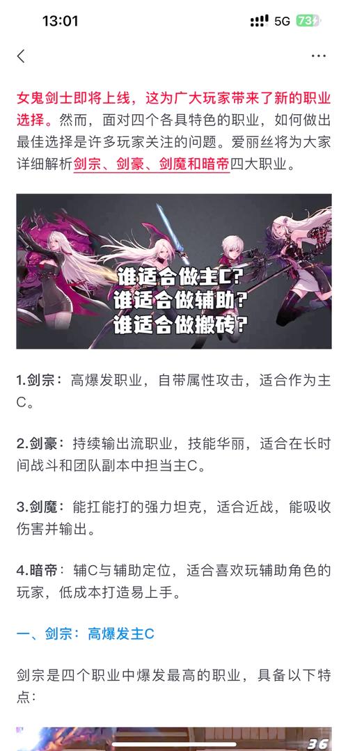 腾讯DNF手游官网：职业选择与技能搭配技巧