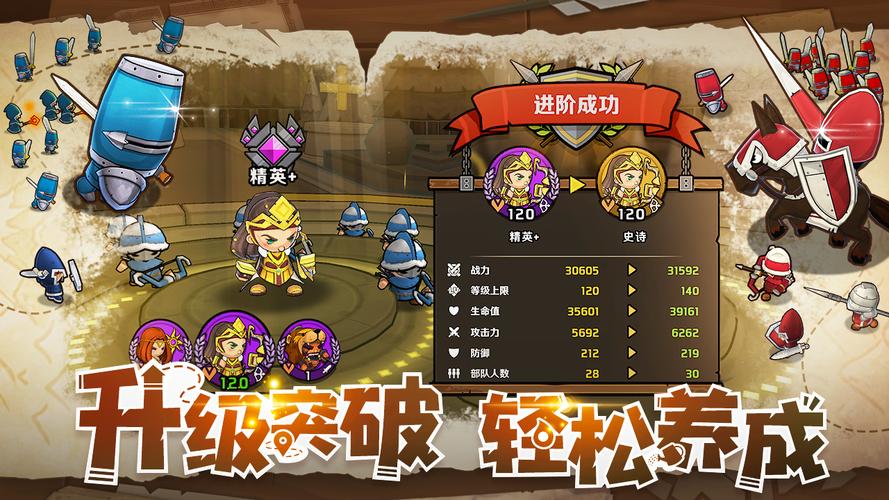 小小军团2好玩吗？策略游戏，武将养成，千人同屏竞技！