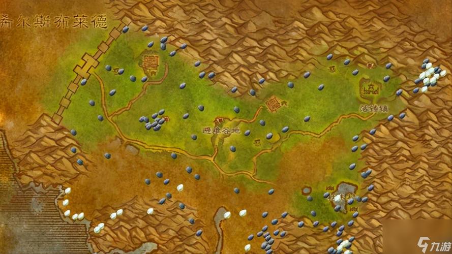 千针石林地图全解：魔兽世界必去景点攻略
