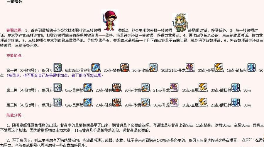 冒险岛职业攻略：快速升级技巧及最佳装备搭配