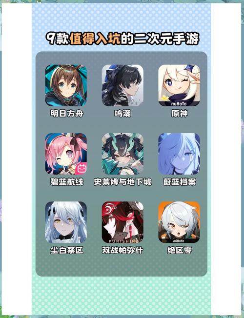 二次元动漫手游排行榜，人气爆款等你来玩！