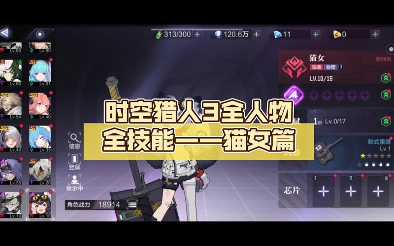 时空猎人猫女攻略：快速升级满级技巧详解