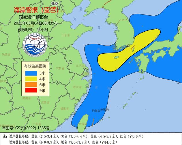 海上预警：黄色警戒潮位预报及应对措施