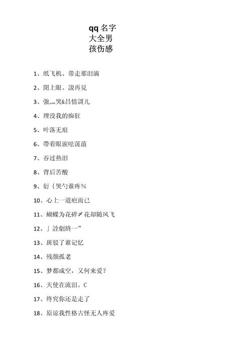 QQ起名字大全：男生女生QQ昵称大全