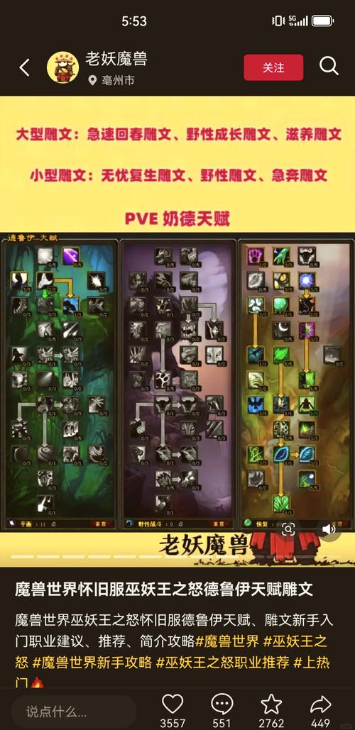 魔兽世界WOW天赋搭配指南：不同副本天赋选择建议