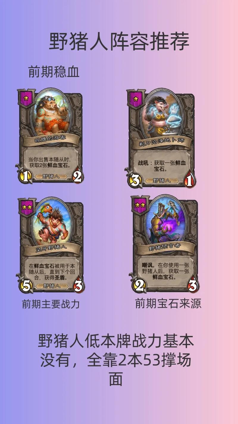 玩炉石传说野猪人要注意啥？老玩家分享心得技巧！